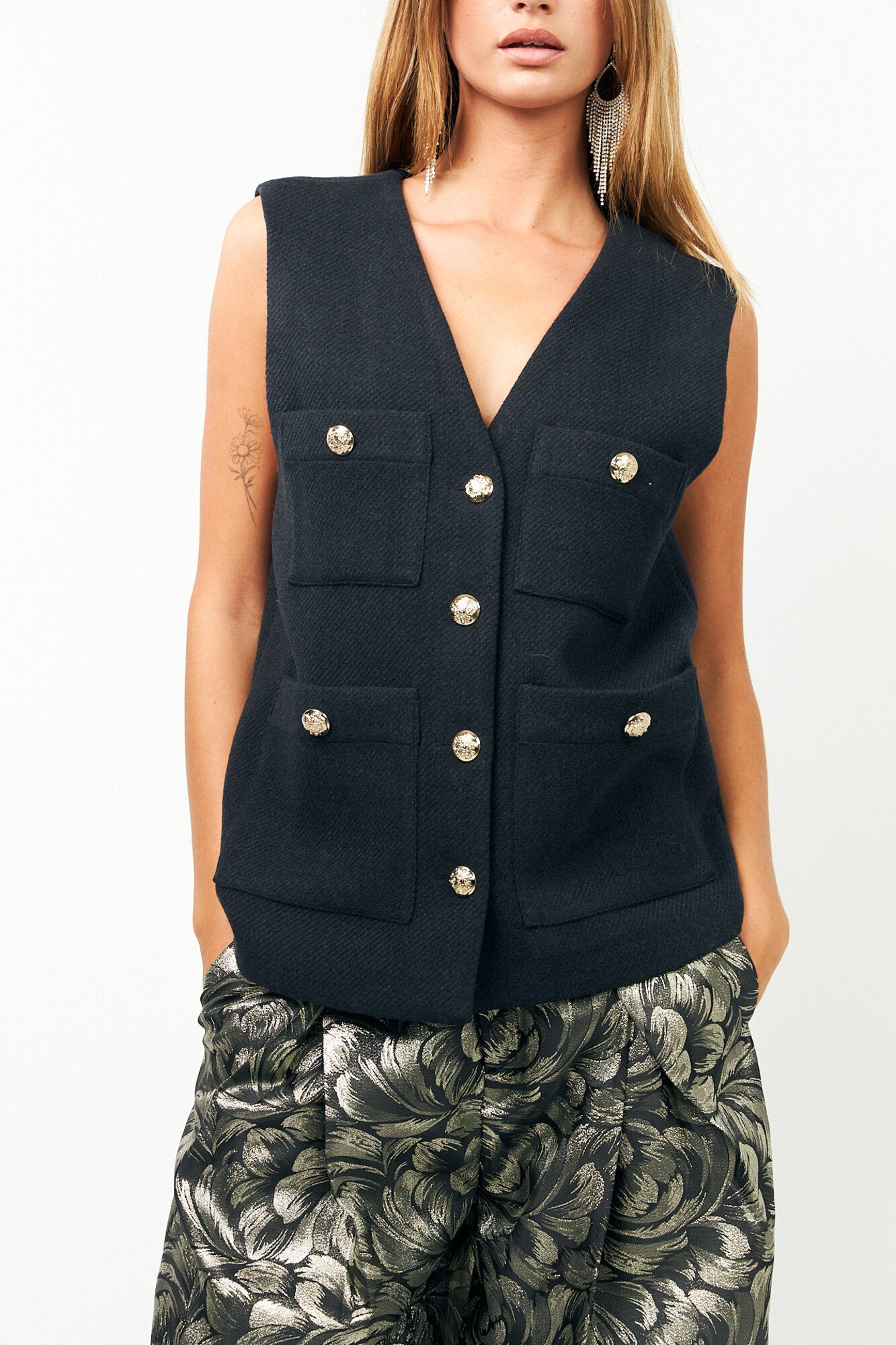 Edel vest - Dark Navy